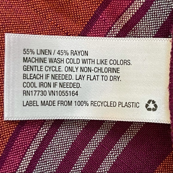 a new day Linen Blend Skirt Small Tie Waist NWT - Picture 9 of 9